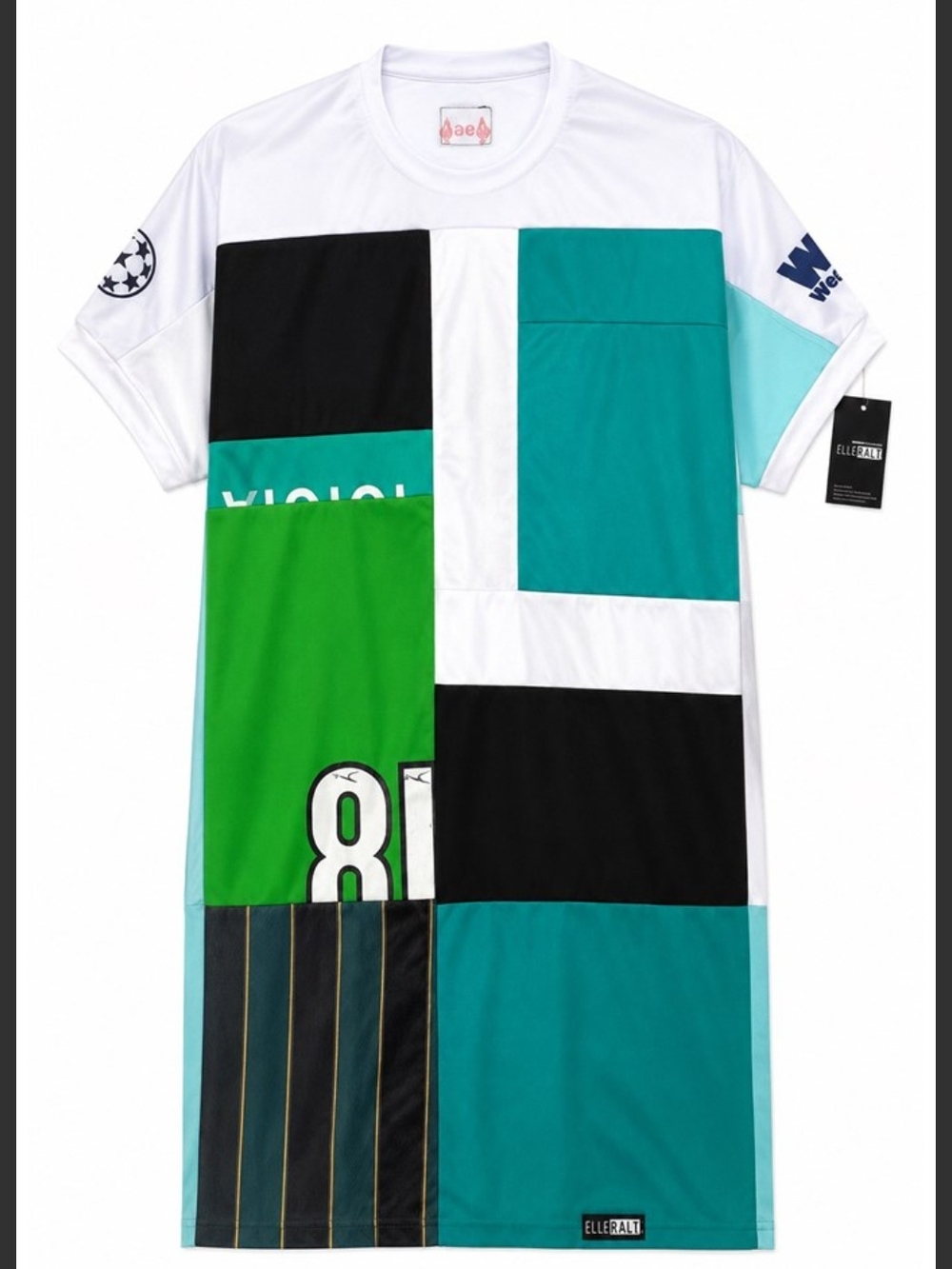 World Cup Collection Up cycled Jersey Midi Dress
